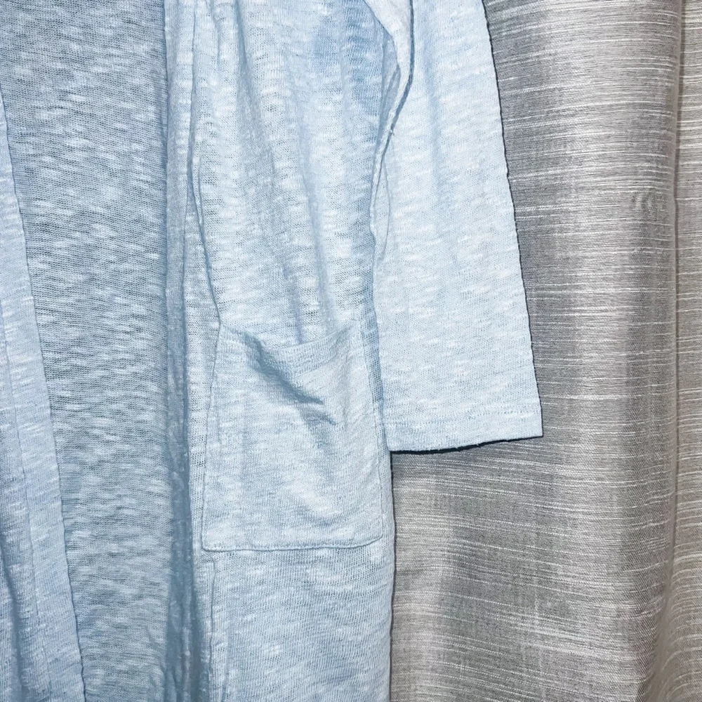 ❌SOLD❌ Old Navy Super Long Open Front Cardigan - Cashmere Blue, Size L (10-12) - Picture 4 of 8